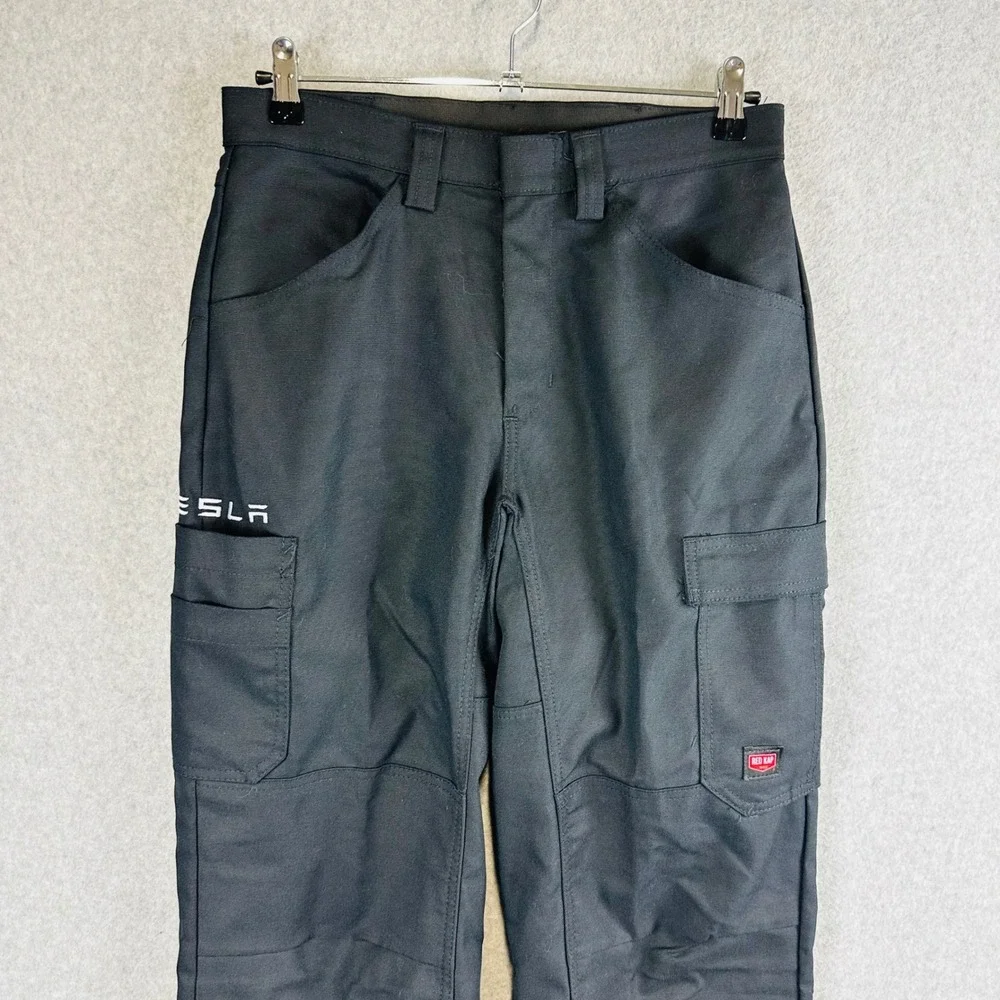 Telsla Red Kap Mens 30 x 28 Pants Cargo Black Workwear